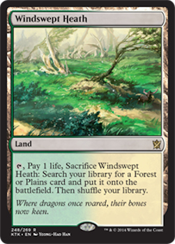 Sell Magic the Gathering cards: Windswept Heath. Click for values